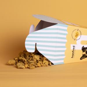 Hanfred Hanf Hühner Pops - Hundepopcorn 90g