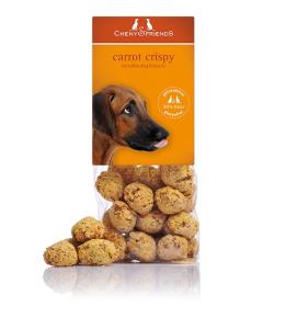 Bio dog biscuits - carrot crispy - cheny and friends 125g
