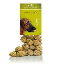 Bio dog biscuits - green veggie - cheny and friends 125g