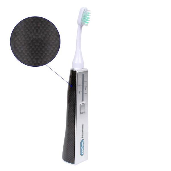 Emmi-dent 100% Ultraschall Zahnbürste - Platinum Carbon Starter Set (Limited Edition) Umschaltbar für Tier und Mensch!