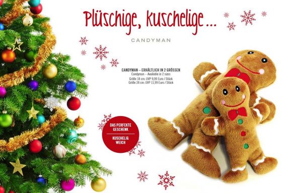Plüsch-Candyman - Lebkuchenmann